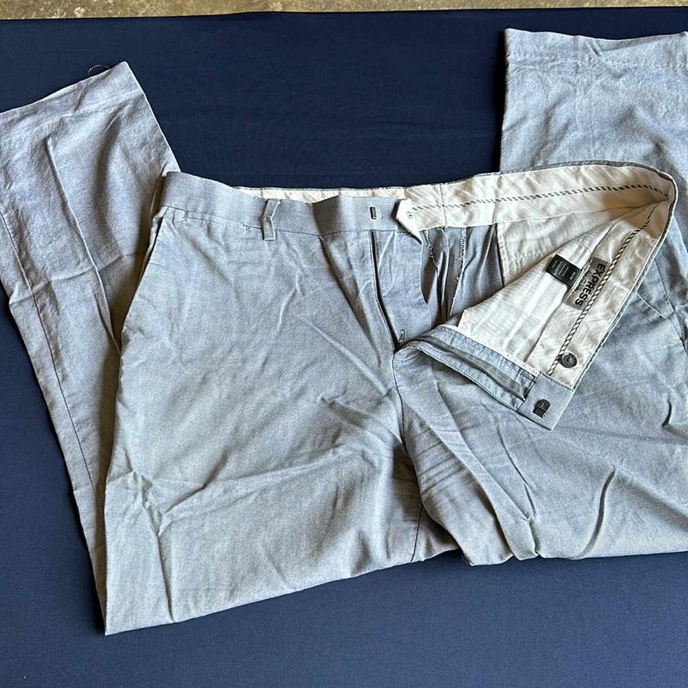 Express Photographer, light blue dress pants 36 x 30